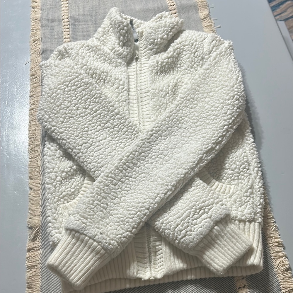Cozy White Sherpa Jacket